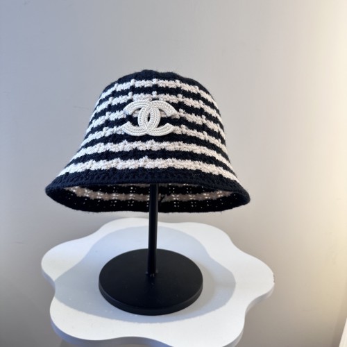 Chanel Womens Hats Luxury Brand Knit Bucket Hat with Original Box Whatsapp 【+1-3239614486】