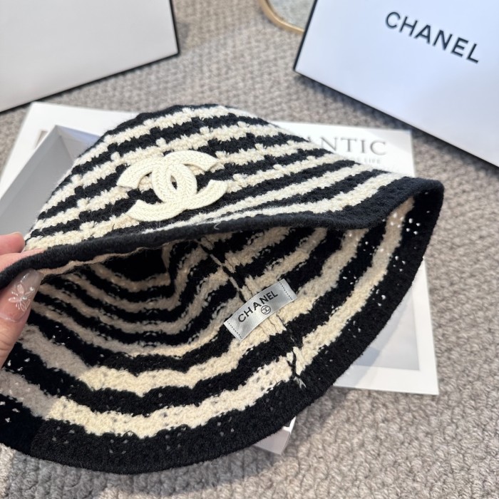 Chanel Womens Hats Luxury Brand Knit Bucket Hat with Original Box Whatsapp 【+1-3239614486】