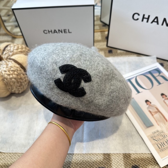 Chanel Womens Hats Luxury Brand Beret Hat with Original Box Whatsapp 【+1-3239614486】