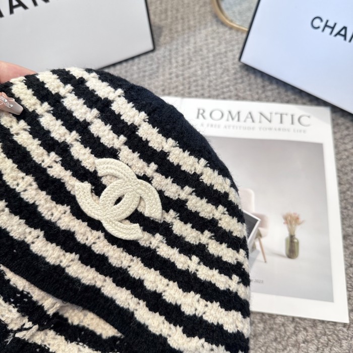Chanel Womens Hats Luxury Brand Knit Bucket Hat with Original Box Whatsapp 【+1-3239614486】