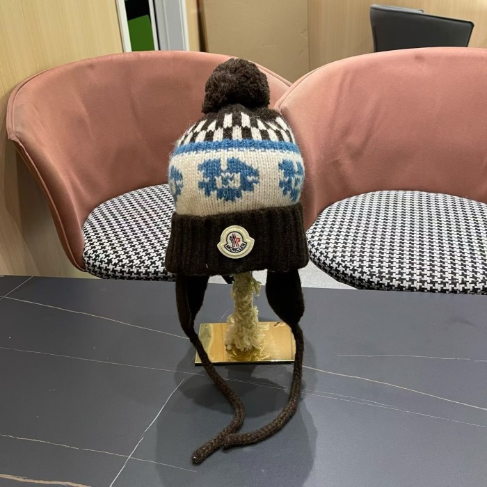 Moncler Womens Hats Luxury Brand Design Moncler Knit Hat with Original Box Whatsapp【+1-3239614486】