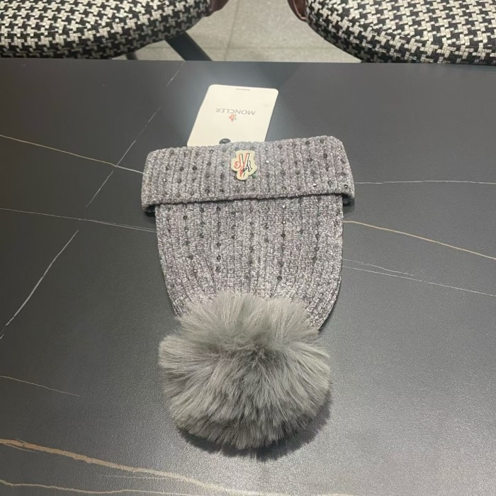 Moncler Womens Hats Luxury Brand Design Moncler Knit Hat with Original Box Whatsapp【+1-3239614486】