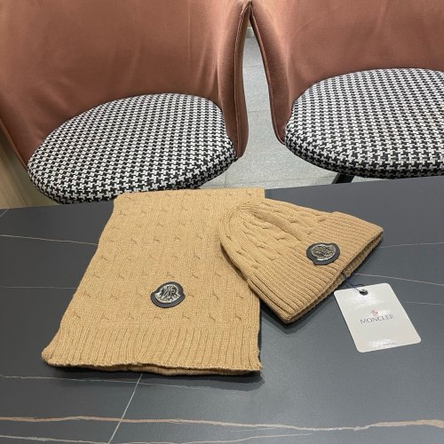 Moncler Men Womens Hat Scarf Set  Luxury Brand Design Moncler Knit Hat with Original Box Whatsapp【+1-3239614486】