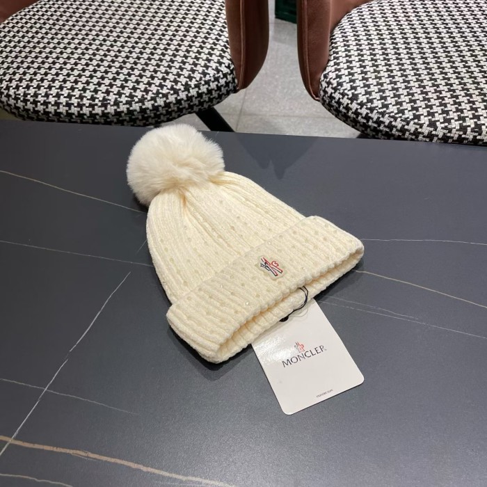 Moncler Womens Hats Luxury Brand Design Moncler Knit Hat with Original Box Whatsapp【+1-3239614486】