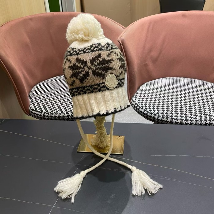 Moncler Womens Hats Luxury Brand Design Moncler Knit Hat with Original Box Whatsapp【+1-3239614486】