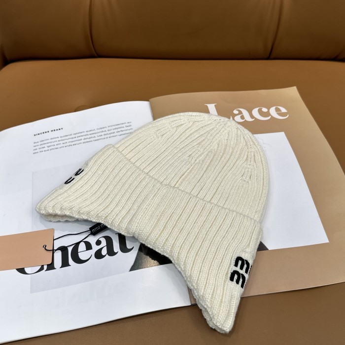 Miumiu Womens Cap Bucket Hat Luxury Knit Hat with Original Box Whatsapp 【+1-3239614486】