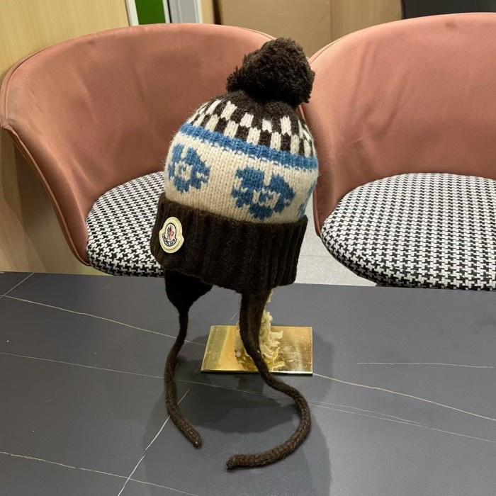 Moncler Womens Hats Luxury Brand Design Moncler Knit Hat with Original Box Whatsapp【+1-3239614486】