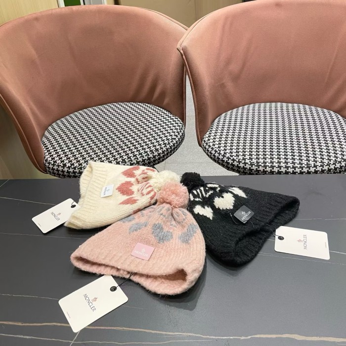 Moncler Womens Hats Luxury Brand Design Moncler Knit Hat with Original Box Whatsapp【+1-3239614486】