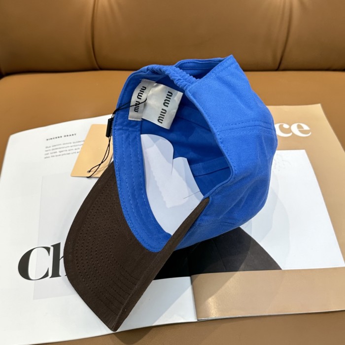 Miumiu Womens Mens Cap Baseball Hat Luxury Brand with Original Box Whatsapp 【+1-3239614486】
