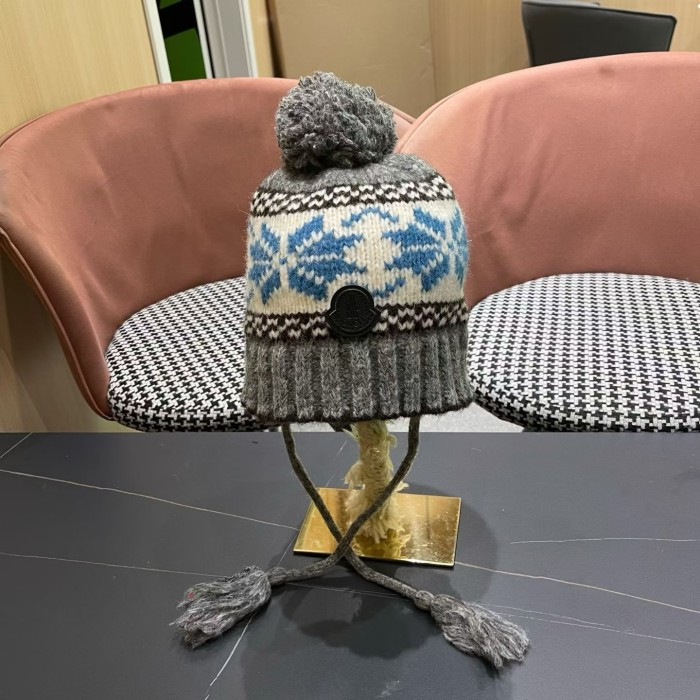 Moncler Womens Hats Luxury Brand Design Moncler Knit Hat with Original Box Whatsapp【+1-3239614486】