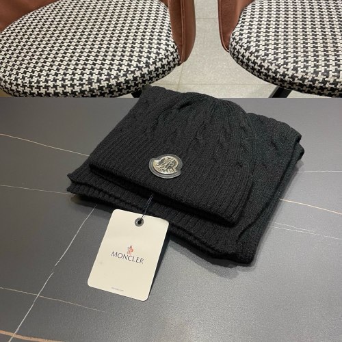 Moncler Men Womens Hat Scarf Set  Luxury Brand Design Moncler Knit Hat with Original Box Whatsapp【+1-3239614486】