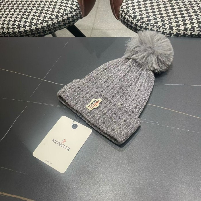 Moncler Womens Hats Luxury Brand Design Moncler Knit Hat with Original Box Whatsapp【+1-3239614486】
