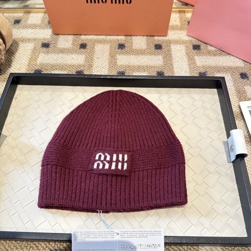 Miumiu Womens Cap Knit Hat Luxury Brand with Original Box Whatsapp 【+1-3239614486】