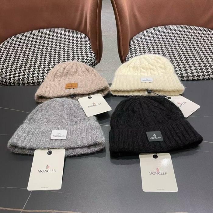 Moncler Men Womens Hats Luxury Brand Design Moncler Knit Hat with Original Box Whatsapp【+1-3239614486】