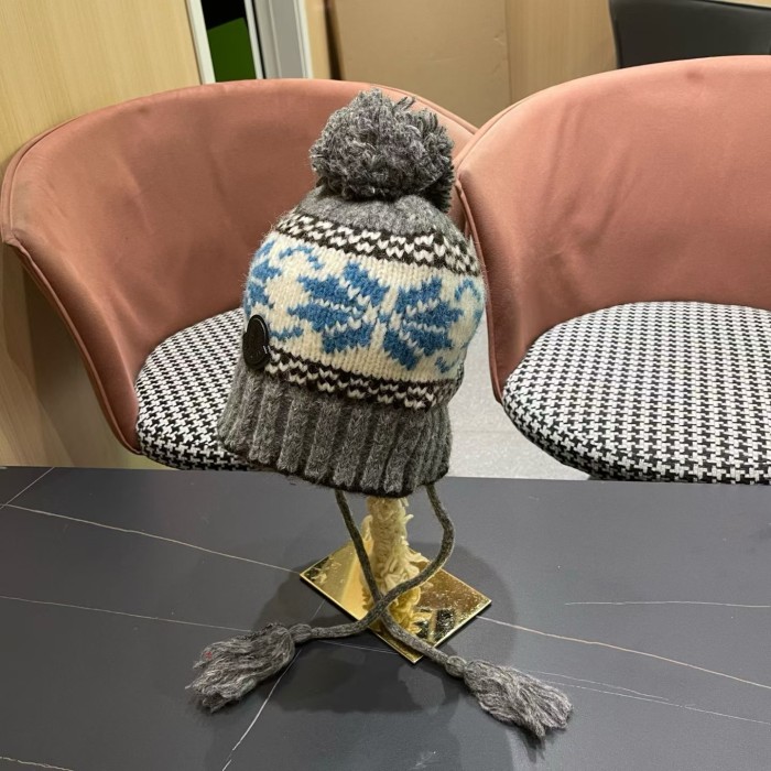 Moncler Womens Hats Luxury Brand Design Moncler Knit Hat with Original Box Whatsapp【+1-3239614486】