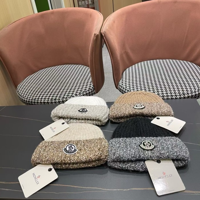 Moncler Womens Hats Luxury Brand Design Moncler Knit Hat with Original Box Whatsapp【+1-3239614486】