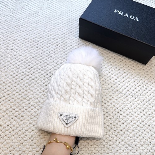 Prada Womens Hats Luxury Brand Design Prada Knit Hat with Original Box Whatsapp【+1-3239614486】