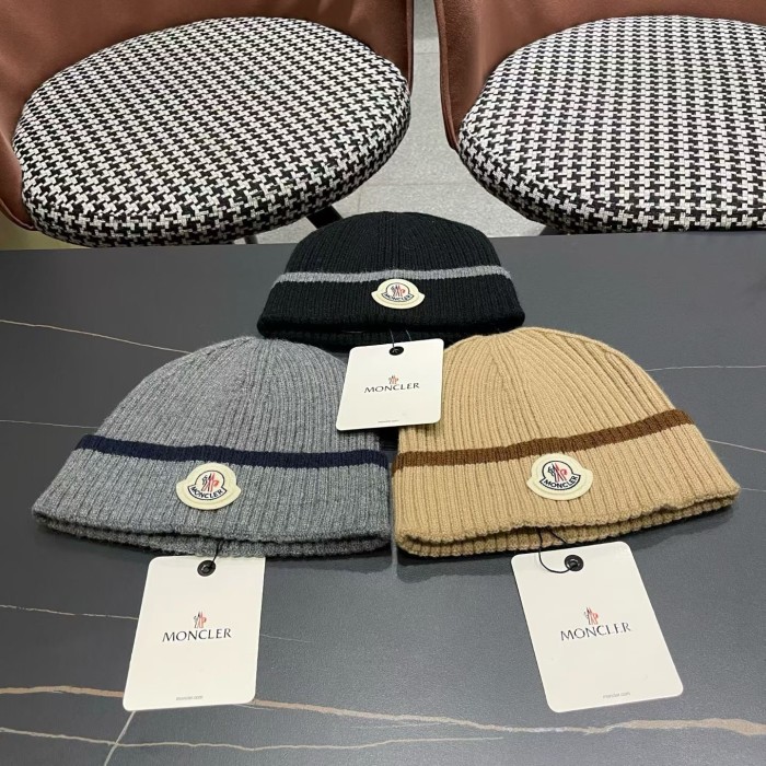 Moncler Men Womens Hats Luxury Brand Design Moncler Knit Hat with Original Box Whatsapp【+1-3239614486】