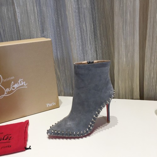 Christian Louboutin Womens Shoes Fashion Boots Luxury Brand Condora 10cm Heel with Original Box Fashion Ankle Boots whatsapp 【+1-3239614486】