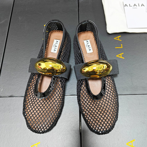 Alaia Women Fashion Shoes Balarinas Luxury Brand with Original Box Whatsapp【+1-3239614486】