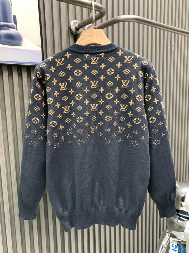 Louis Vuitton Mens Womens Sweaters Knitwear Luxury Brand Gradient Cotton Crewneck for Winter 1AFAPY Whatsapp【+1-3239614486】