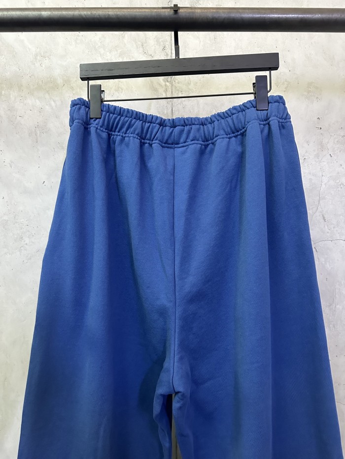 Balenciaga Luxury Brand Women Mens Pant MEN'S 3B SPORTS ICON SWEATPANTS IN LIGHT MARINE BLUE 855365TTVK77740 with Original Box Whatsapp 【+1-3239614486】