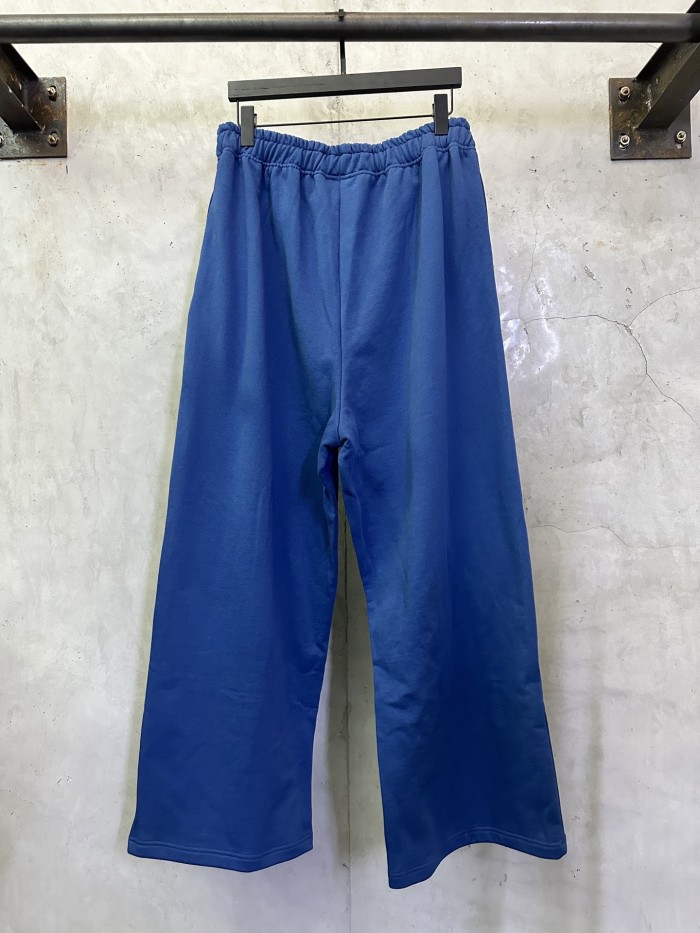 Balenciaga Luxury Brand Women Mens Pant MEN'S 3B SPORTS ICON SWEATPANTS IN LIGHT MARINE BLUE 855365TTVK77740 with Original Box Whatsapp 【+1-3239614486】