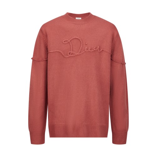 Dior Men Womens Sweater Luxury Brand Mens Knitwear Dior Ribbon Sweater Top Quality Whatsapp【+1-3239614486】