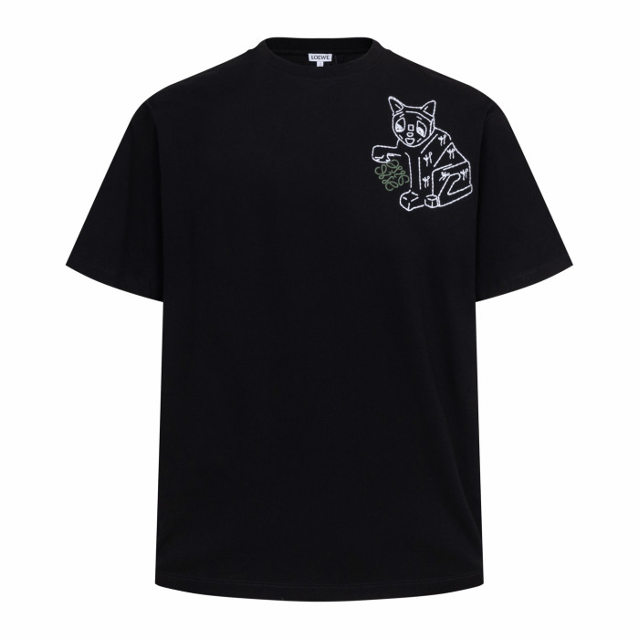 Loewe Luxury Brand Men Womens Short Sleeve T-Shirt Loose fit T-shirt  Whatsapp 【+1-3239614486】