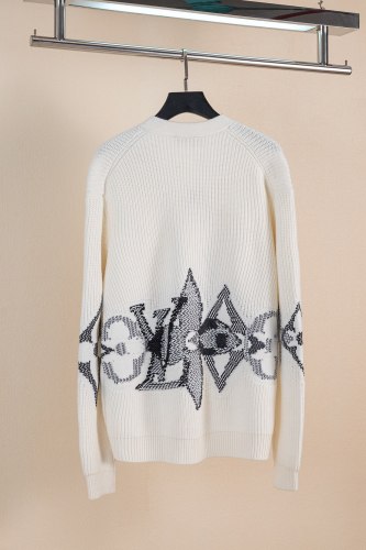 Louis Vuitton Men Womens Sweater Knitwear Luxury Brand Mens Graphic Knitted Cardigan 1AJBXA Top Quality Whatsapp【+1-3239614486】