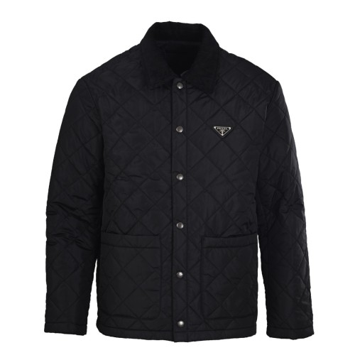 Prada Mens Coat Jacket Luxury Brand Men Quilted Re-Nylon jacket Top Quality Whatsapp【+1-3239614486】