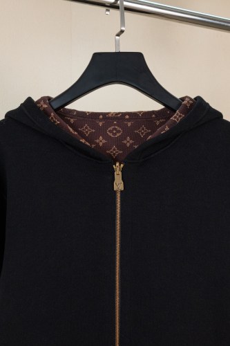 Louis Vuitton Men Womens Reversible Jacket Hoodie Coat Luxury Brand Mens Knit Jacket Top Quality Whatsapp【+1-3239614486】