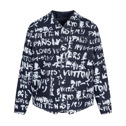 Louis Vuitton x Nigo Men Womens Jackets Denim Coat Luxury Brand Mens Jackets Top Quality Whatsapp【+1-3239614486】