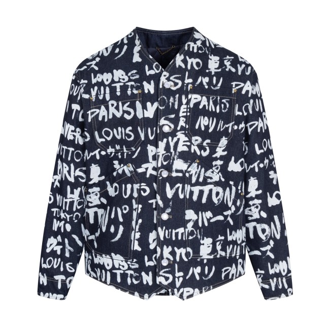Louis Vuitton x Nigo Men Womens Jackets Denim Coat Luxury Brand Mens Jackets Top Quality Whatsapp【+1-3239614486】