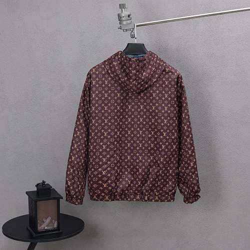 Louis Vuitton Men Womens Reversible Jacket Hoodie Coat Luxury Brand Mens Jackets Top Quality Whatsapp【+1-3239614486】