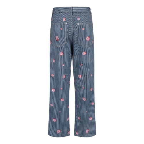 Louis Vuitton x Nigo Luxury Brand Women Mens Pant Jeans Damier Denim Pants  Whatsapp 【+1-3239614486】