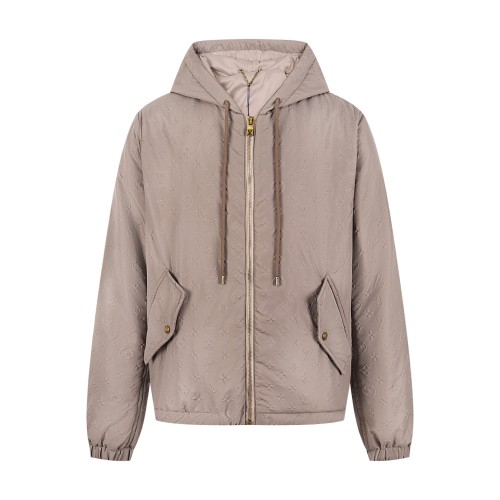 Louis Vuitton Men Womens Jackets Coat Luxury Brand Mens Jackets Monogram Padded Windbreaker Top Quality Whatsapp【+1-3239614486】