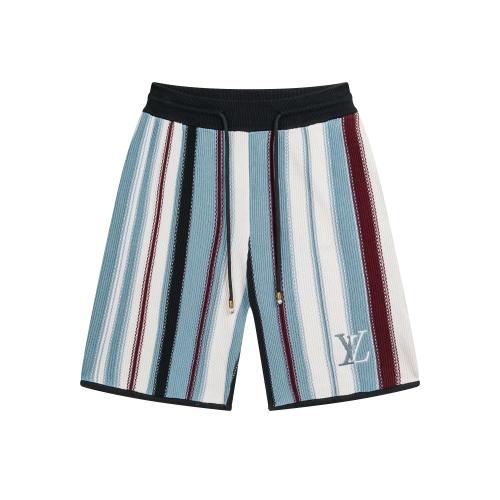 Louis Vuitton Luxury Brand Women Mens Pant Short Striped Crochet Shorts 1AHVOW Whatsapp 【+1-3239614486】