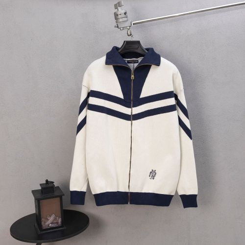 Louis Vuitton Men Womens Sweater Knitwear Luxury Brand Mens Knitted Cotton Sailor Blouson 1AHUG8 Top Quality Whatsapp【+1-3239614486】