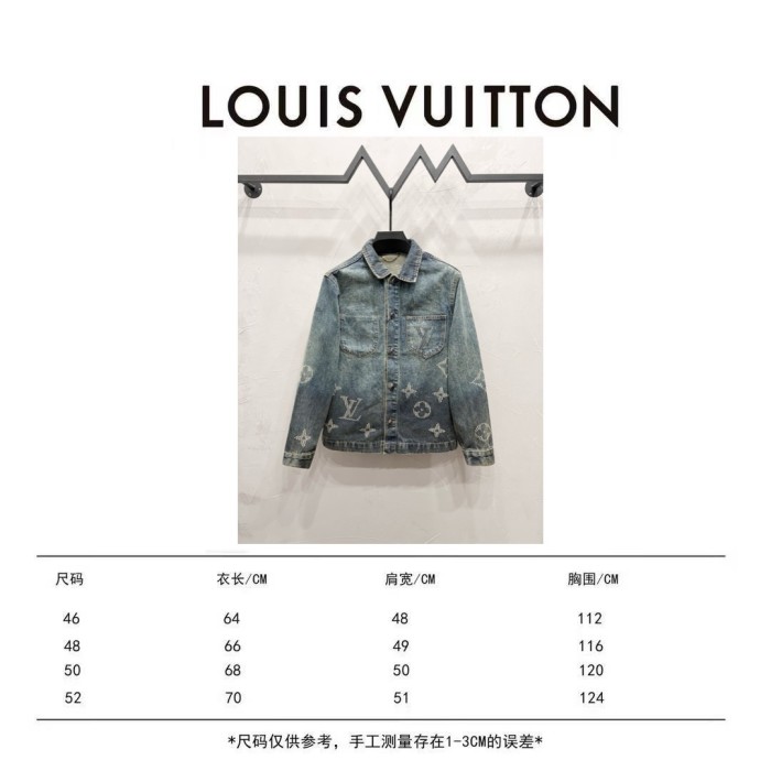 Louis Vuitton Men Womens Jackets Coat Luxury Brand Mens Denim Jacket Top Quality Whatsapp【+1-3239614486】