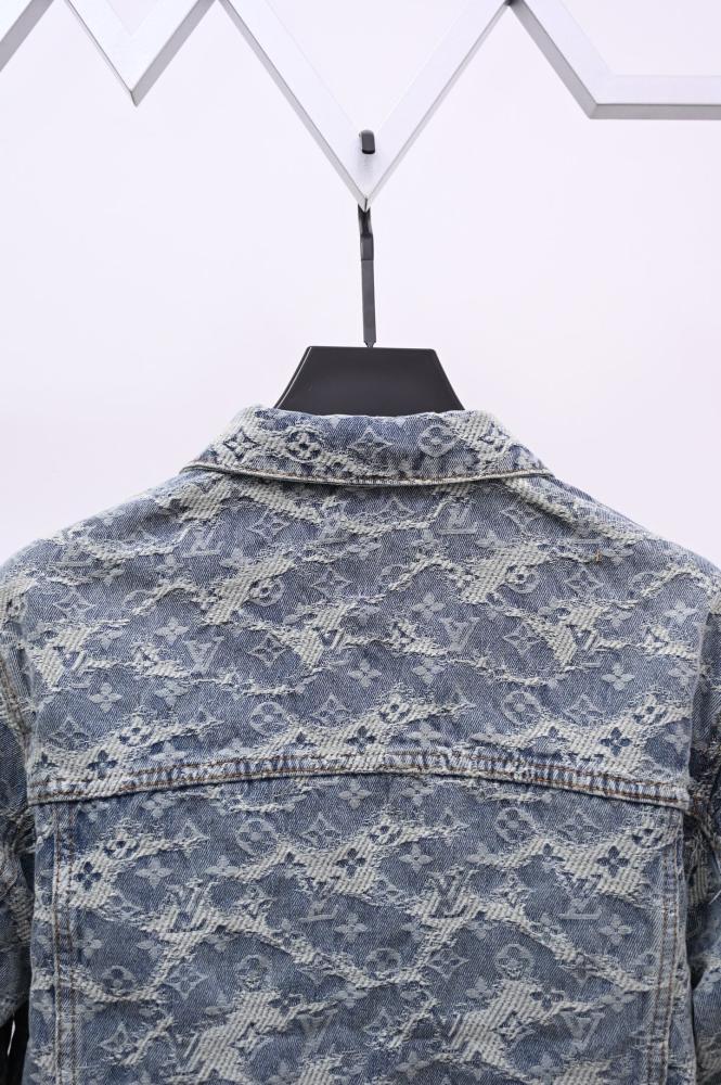 Louis Vuitton Men Womens Jackets Coat Luxury Brand Mens Denim Jacket Top Quality Whatsapp【+1-3239614486】