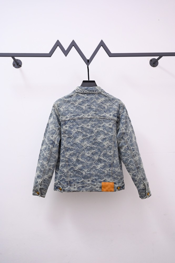 Louis Vuitton Men Womens Jackets Coat Luxury Brand Mens Denim Jacket Top Quality Whatsapp【+1-3239614486】