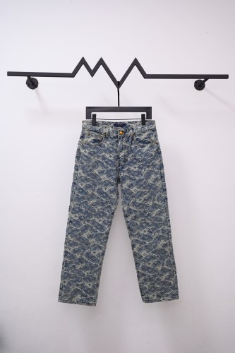 Louis Vuitton Luxury Brand Men Women Pant Jeans Damier Denim Pants  Whatsapp 【+1-3239614486】