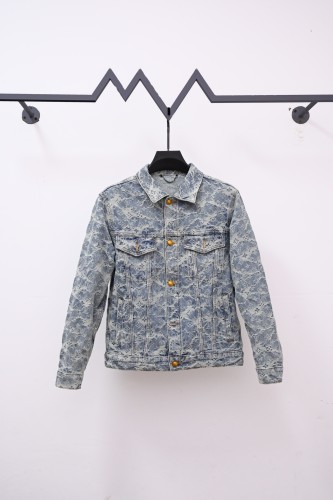 Louis Vuitton Men Womens Jackets Coat Luxury Brand Mens Denim Jacket Top Quality Whatsapp【+1-3239614486】