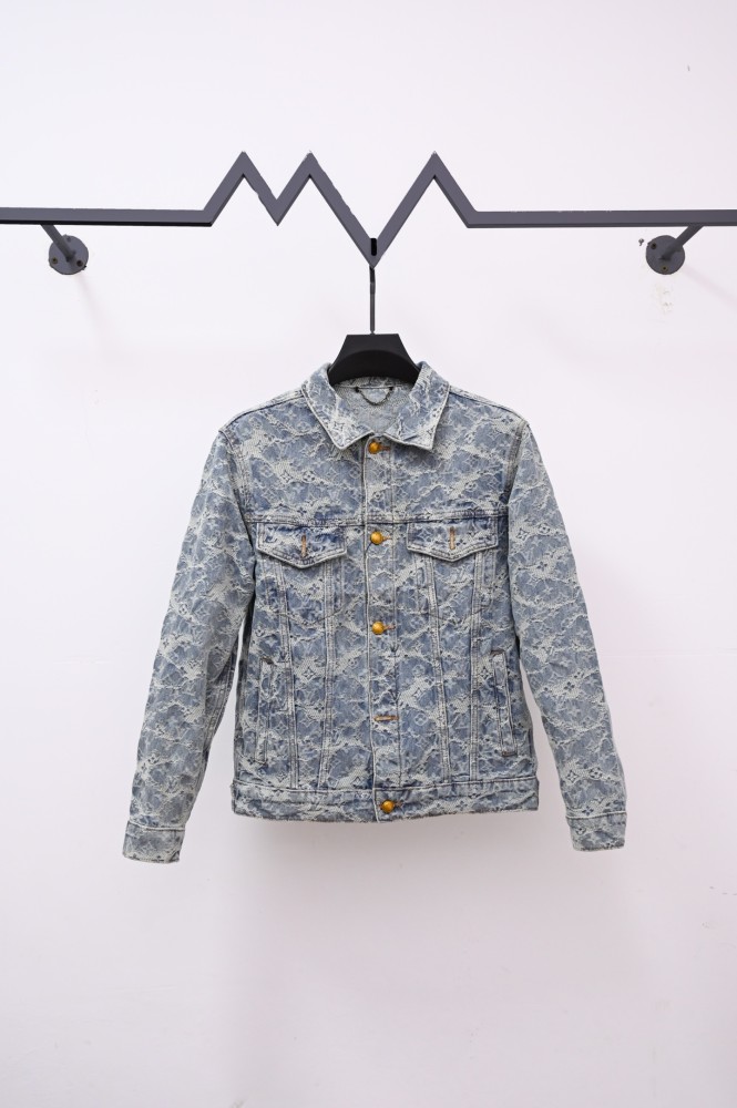 Louis Vuitton Men Womens Jackets Coat Luxury Brand Mens Denim Jacket Top Quality Whatsapp【+1-3239614486】