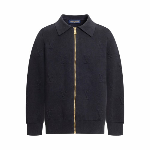 Louis Vuitton Men Womens Jacket Coat Luxury Brand Mens Jackets LV Blason Embossed Zipped Blouson Top Quality Whatsapp【+1-3239614486】