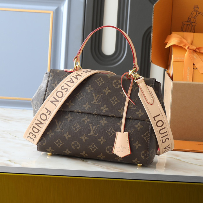 Louis Vuitton Womens Bags Shoulder Bag Luxury Brand Cluny BB M46055 with Original Box whatsapp 【+1-3239614486】
