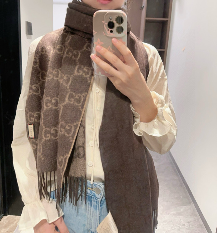 Gucci Scarves Womens Fashion Scarf with Original Box Whatsapp【+1-3239614486】