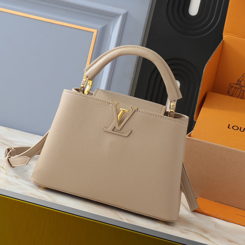 Louis Vuitton Womens Bags Handbags Luxury Brand Capucines Mini handbag M24733 Messenger Shoulder Bags whatsapp【+1-3239614486】