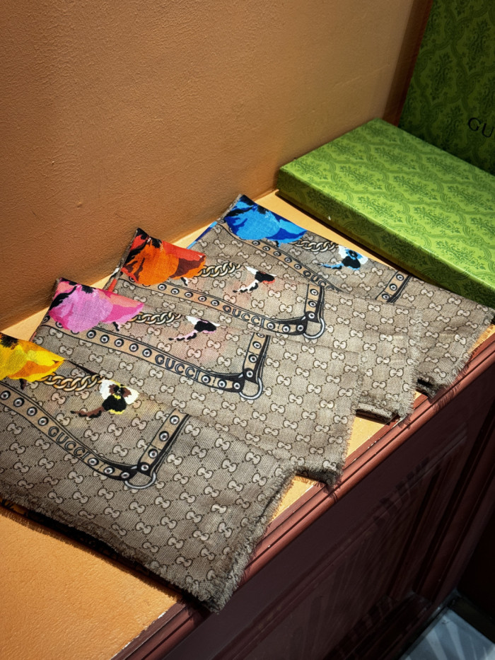 Gucci Scarves Womens Fashion Scarf with Original Box Whatsapp【+1-3239614486】